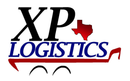 XP Logistics logo with black "XP," blue "LOGISTICS," red Texas outline, and stylized truck outline.