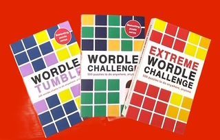 Three puzzle books titled 
