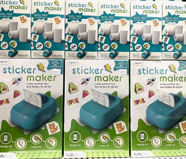 A display of several boxed