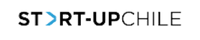 Um logotipo da startup chile é mostrado em um fundo branco.