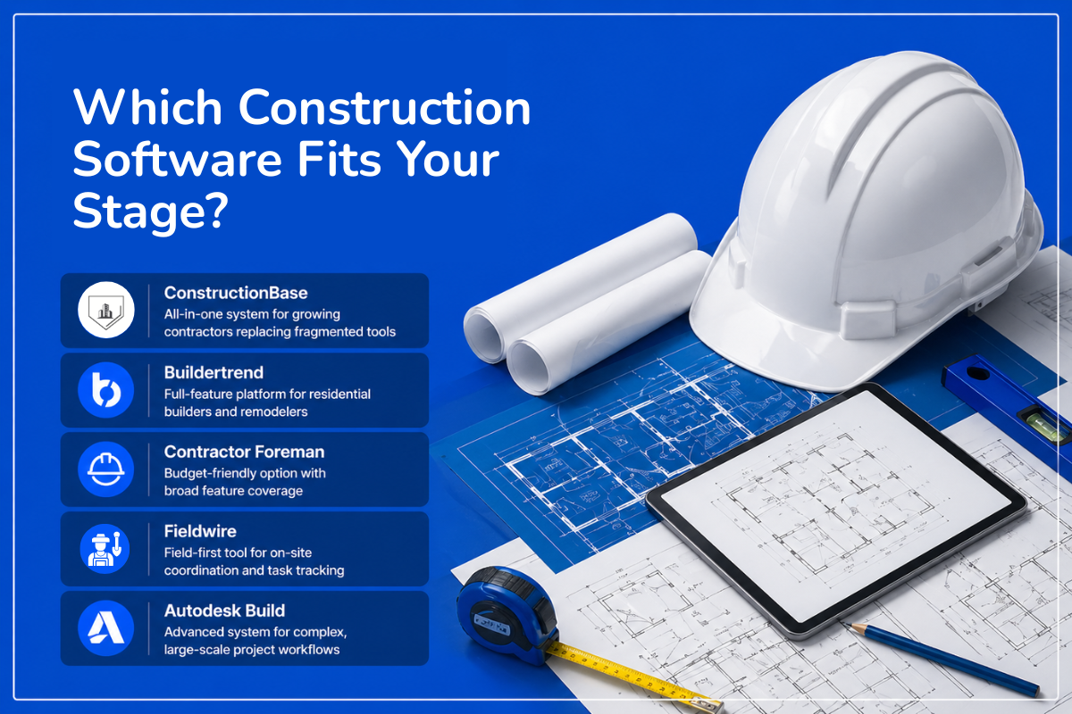 Top 5 Construction Project Management Platforms for Small Contractors