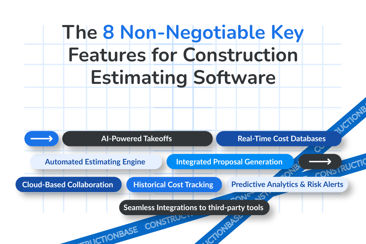 The 8 Essential Features Every Construction Estimating Tool Must Have in 2026