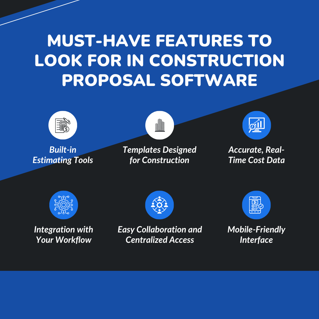 Must-Have Features to Look for in Construction Proposal Software
