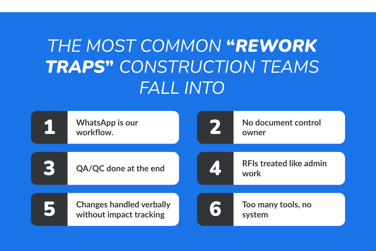 The Most Common “Rework Traps” Construction Teams Fall Into
