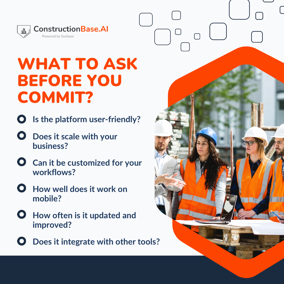 What to Ask Before You Commit?