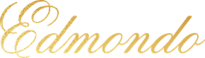 The word Edmondo is written in gold on a white background.