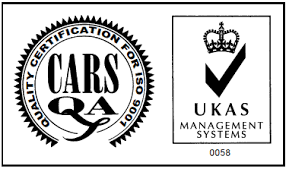 A black and white logo for cars and ukas management systems