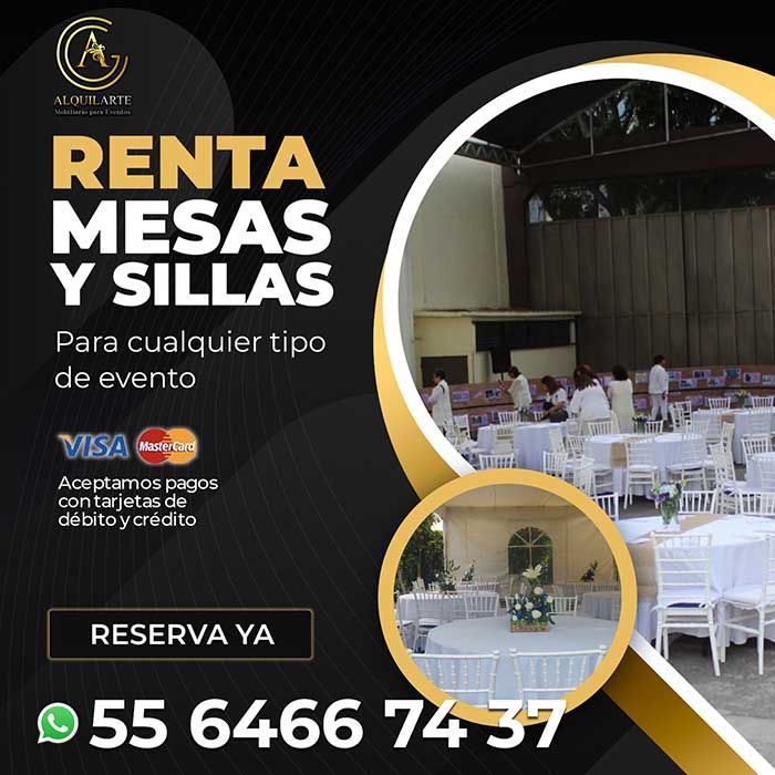 ALQUILARTE RENTA DE SILLAS Y MESAS