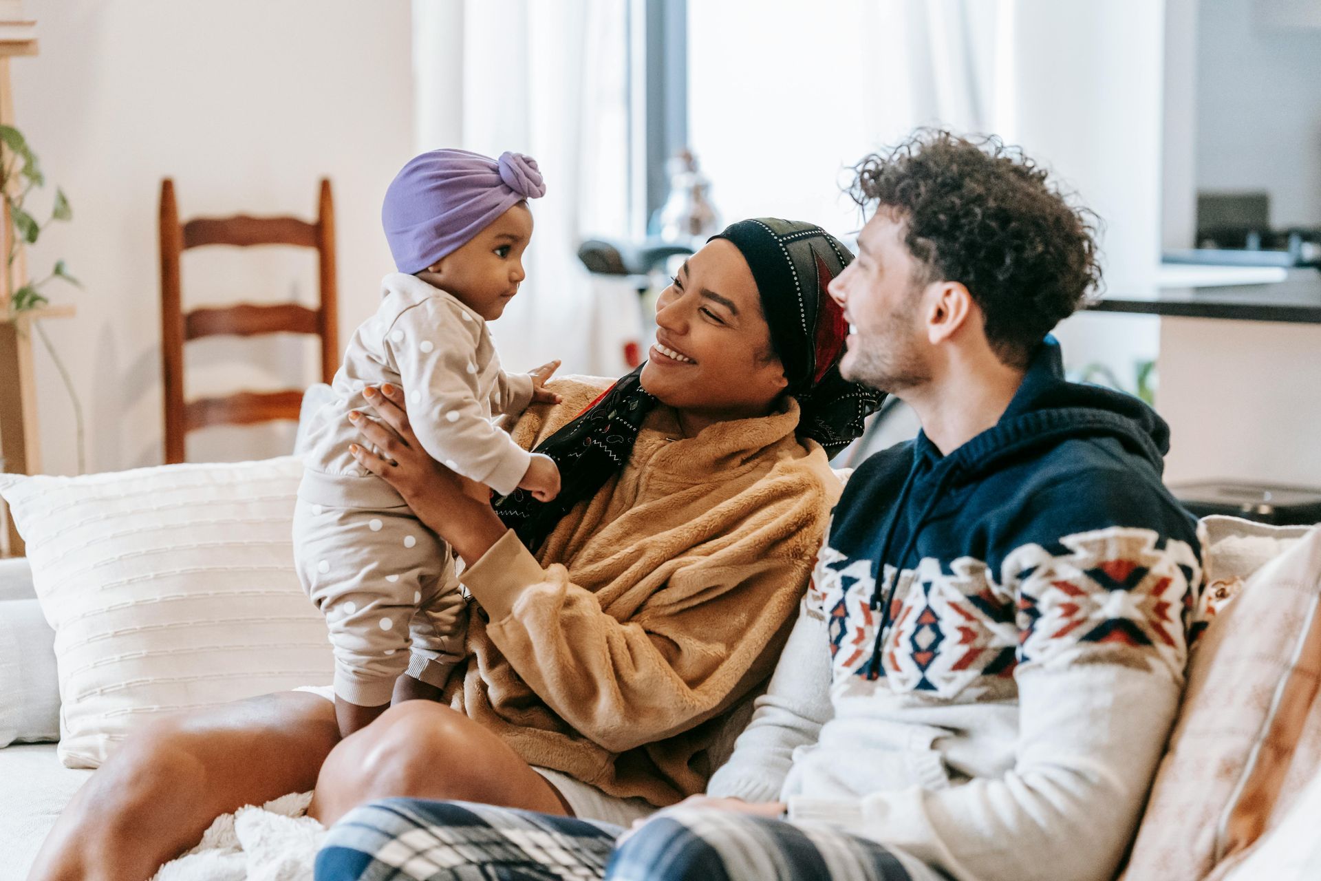 Family in the waiting room
