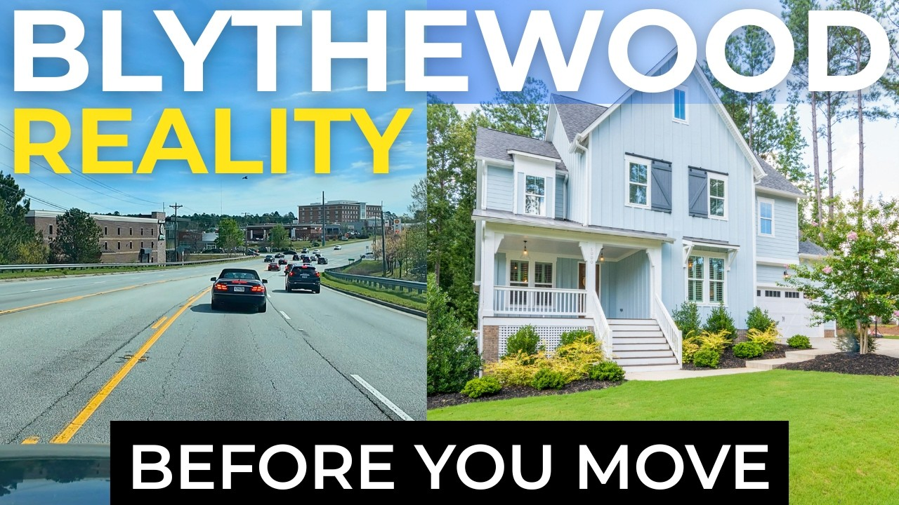 Blythewood Realty banner with a street view and white house, reading “Before You Move”
