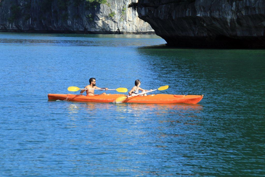 Kayaking Through Limestone Caves and Lagoons Kayaking Through Limestone Caves and Lagoons
