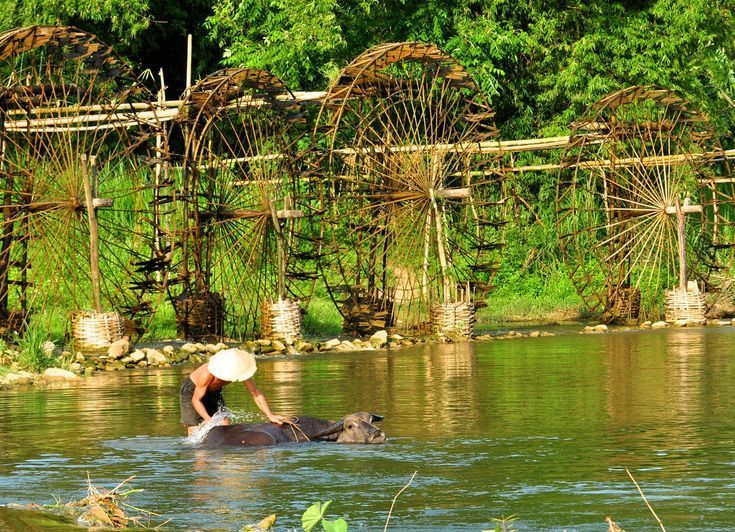 Visit Traditional Bamboo Water Wheels