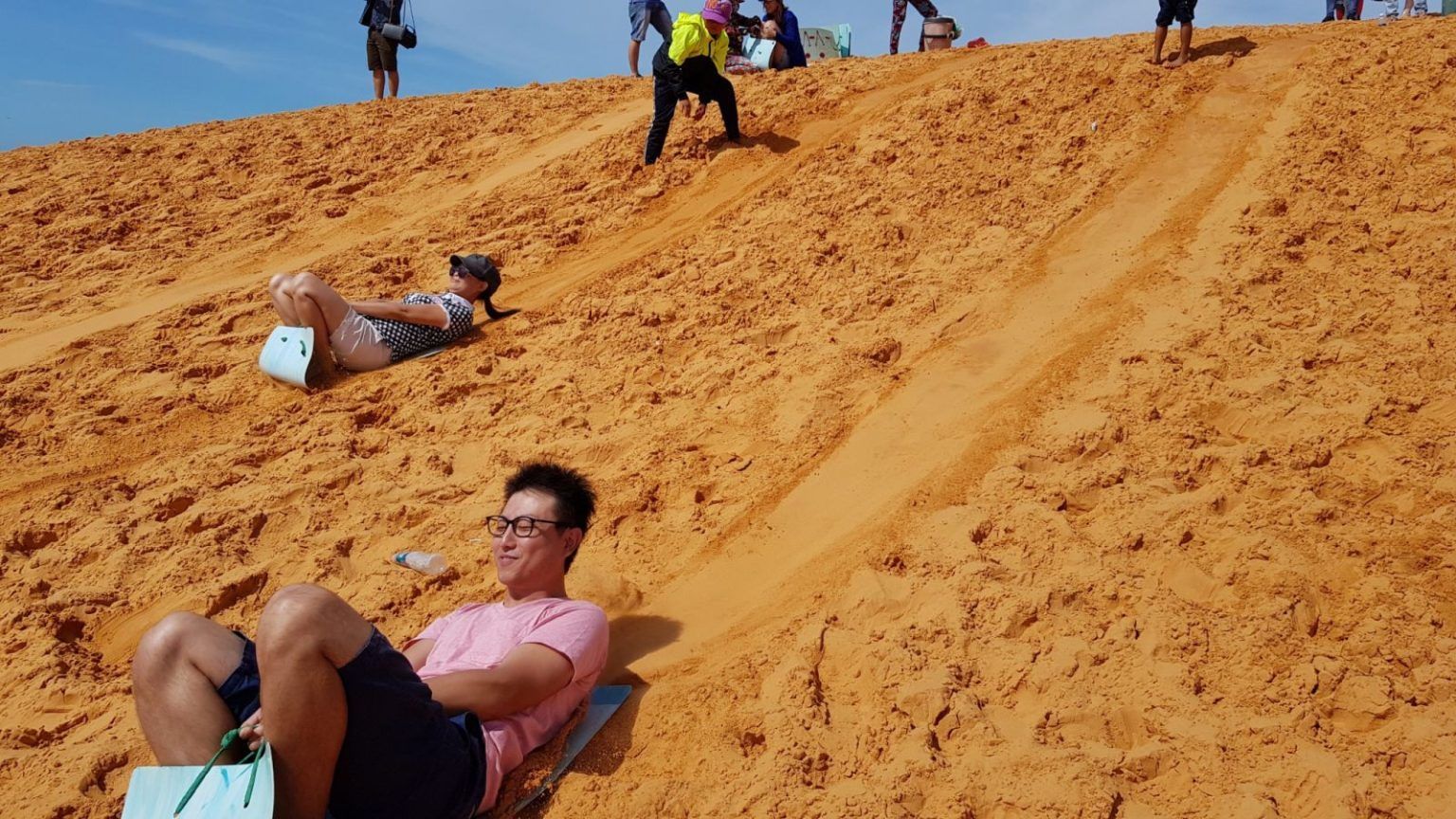 Visit the Red Sand Dunes