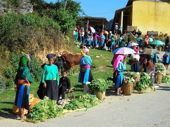 Pho Bang Local Market in Ha Giang