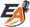 Black and orange EA sports logo with football stitching and a microphone icon