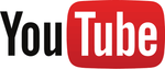 YouTube logo with black “You” text and white “Tube” in a red rounded rectangle