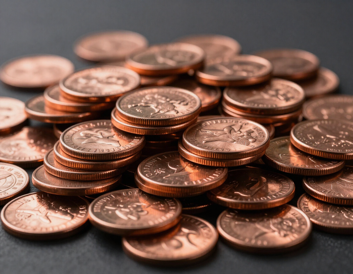 Stack of .999 copper rounds