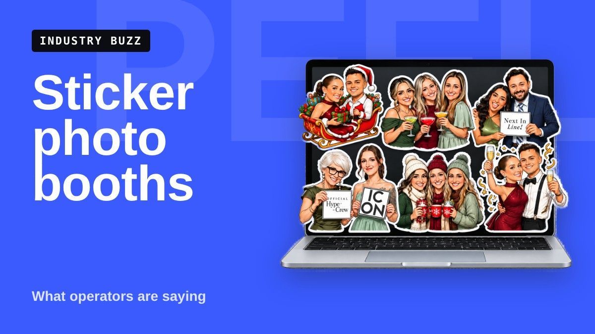 AI-style photo stickers from a sticker photo booth