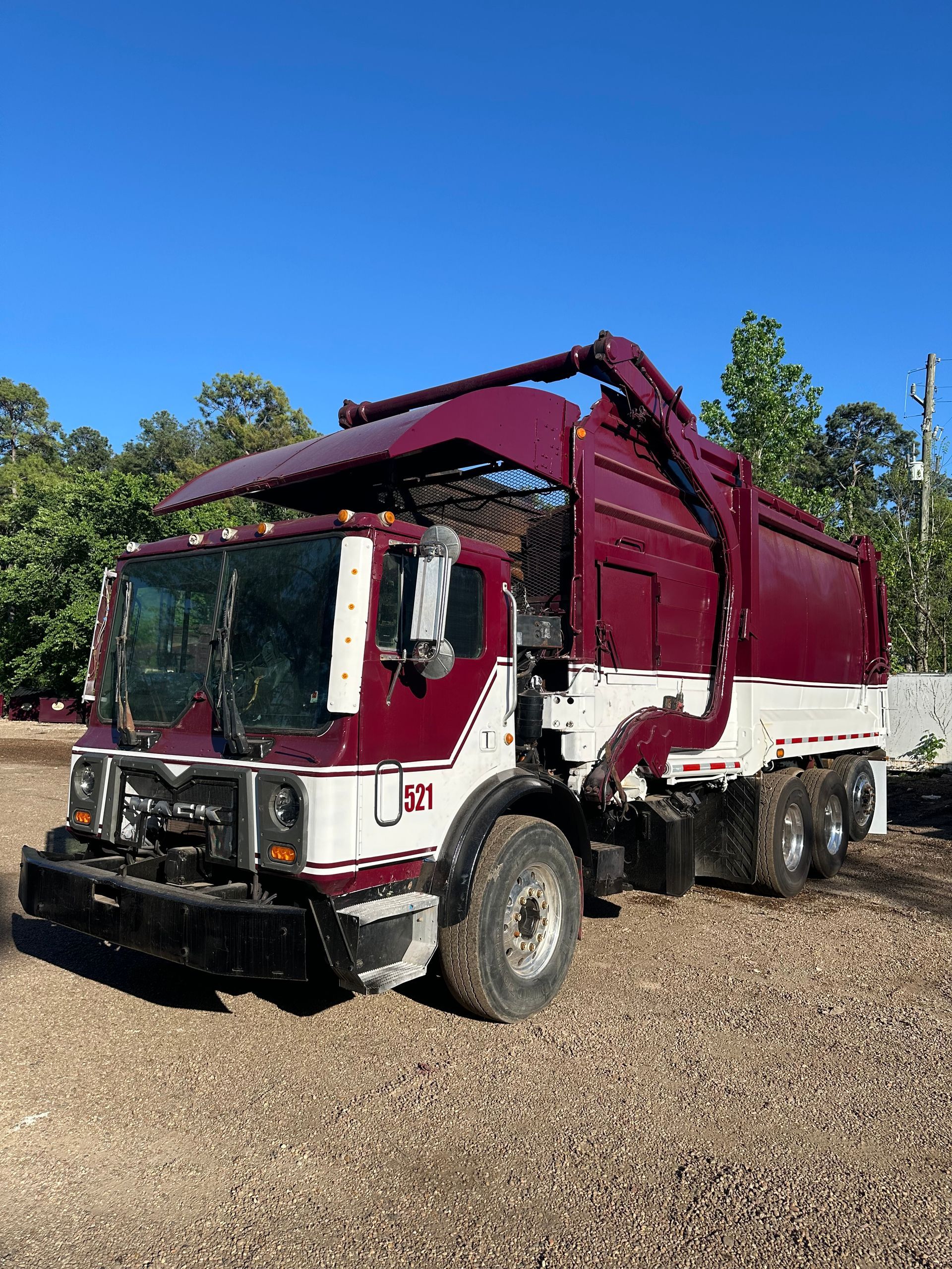 Dumpster Pick Up Truck — Dumpster Rentals in Houston, TX Dumpster Pick Up Truck — Dumpster Rentals in Houston, TX