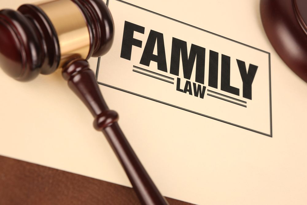 Family Law Concept With a Gavel on a Document in Warm Tones — Trapski Family Law Geelong in Newtown, VIC