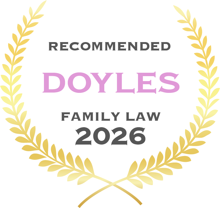 Doyles Family Law 2026 award seal