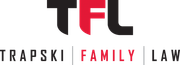 Trapski Family Law in Geelong Logo of Trapski Family Law. Black and red