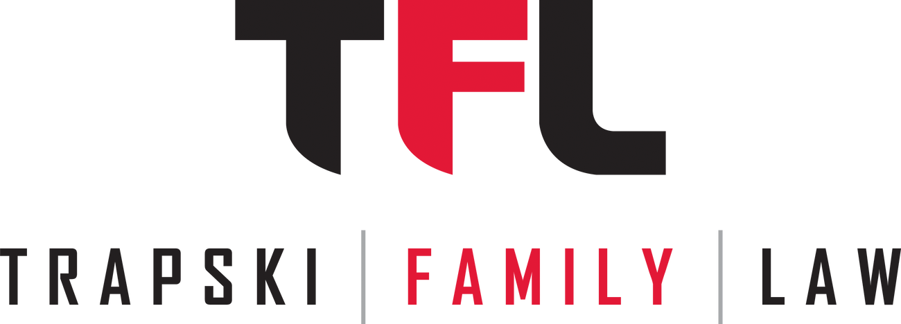 Trapski Family Law in Geelong Logo of Trapski Family Law. Black and red