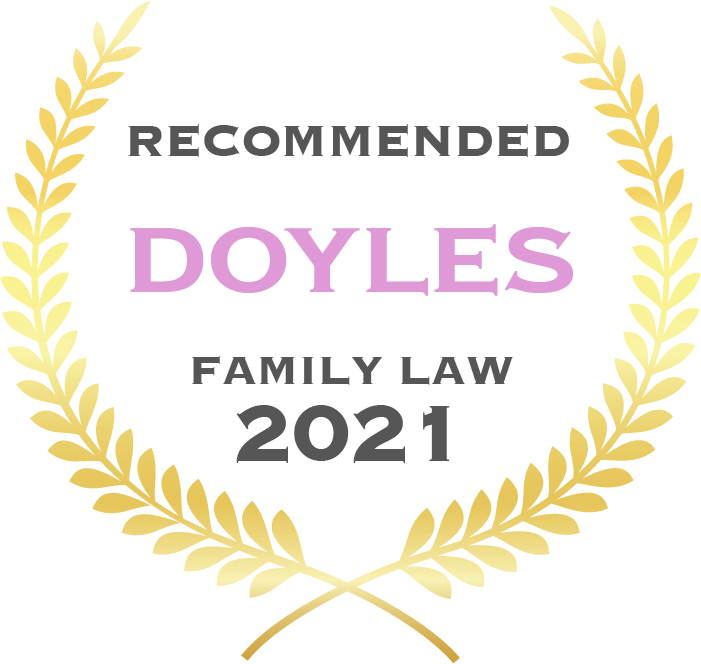 Doyles Family Law 2021 award seal
