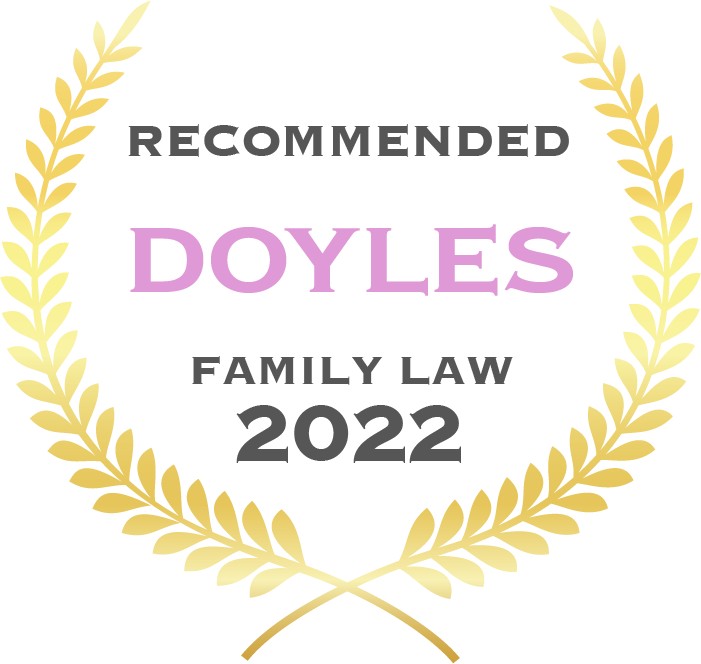 Doyles Family Law 2022 award seal