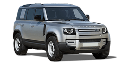 A silver land rover defender is shown on a white background. | The Shop Norcross