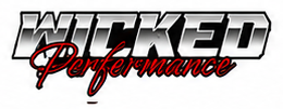 Wicked Performance logo in black, gray, and red text on a white background