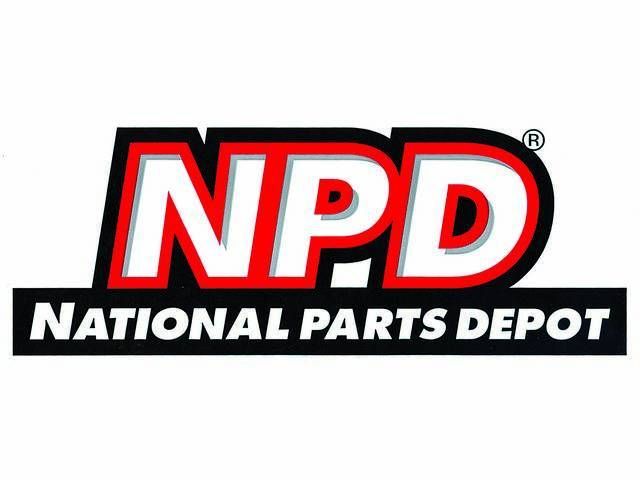 NPD National Parts Depot logo in red, white, and black