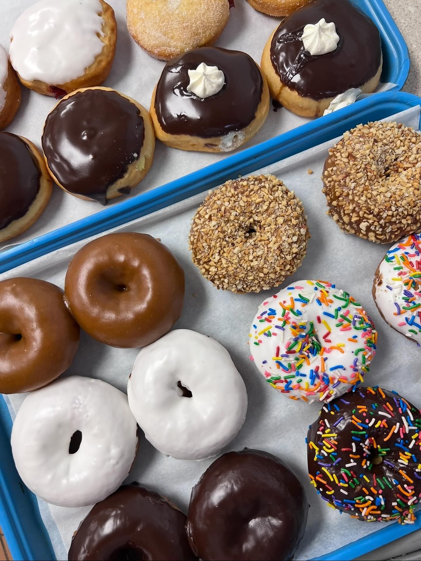 some tasty donuts from grove street bakery