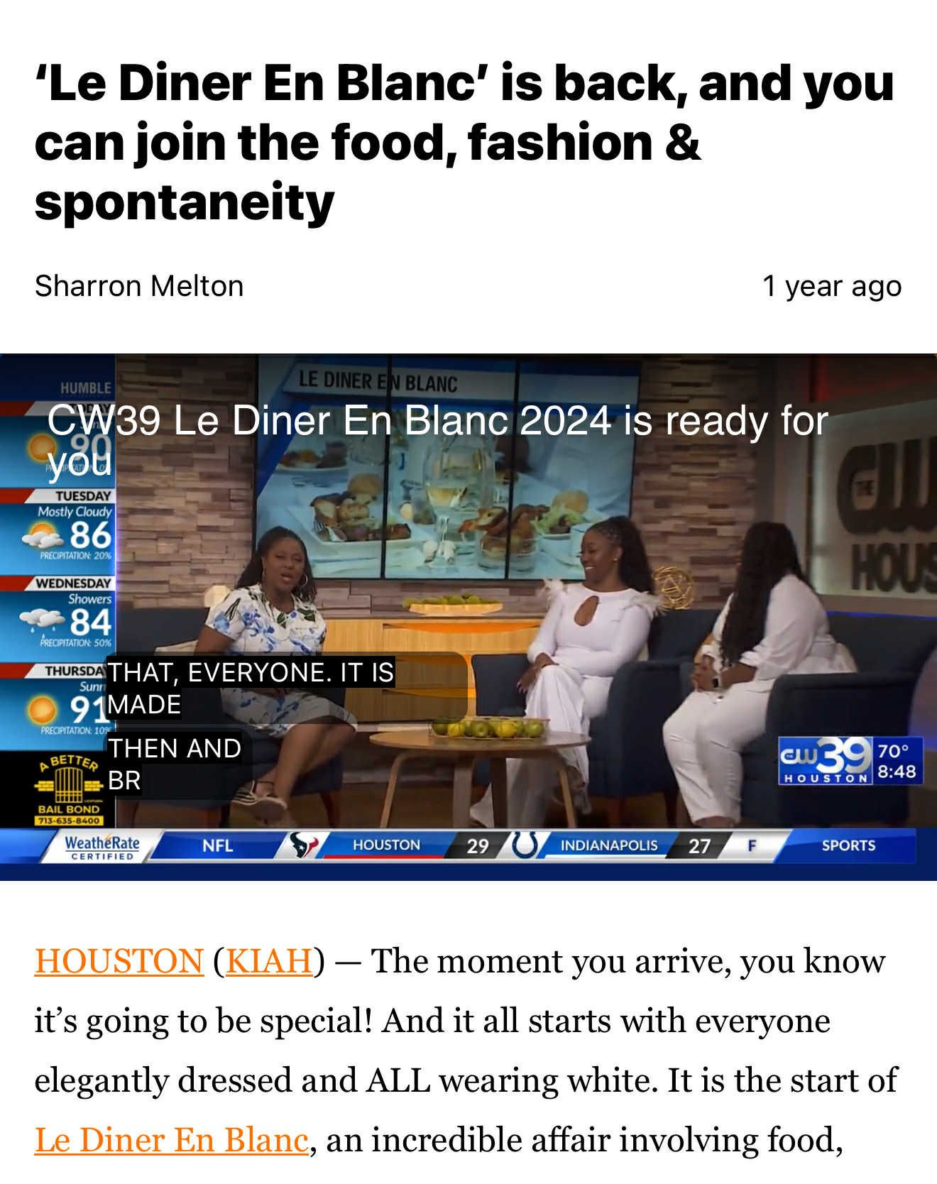 Article about