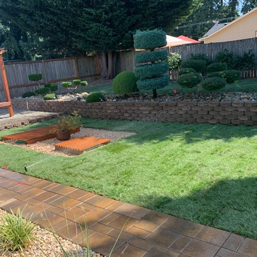 Hardscaping at Works — Lakewood, WA — DOVE LANDSCAPING