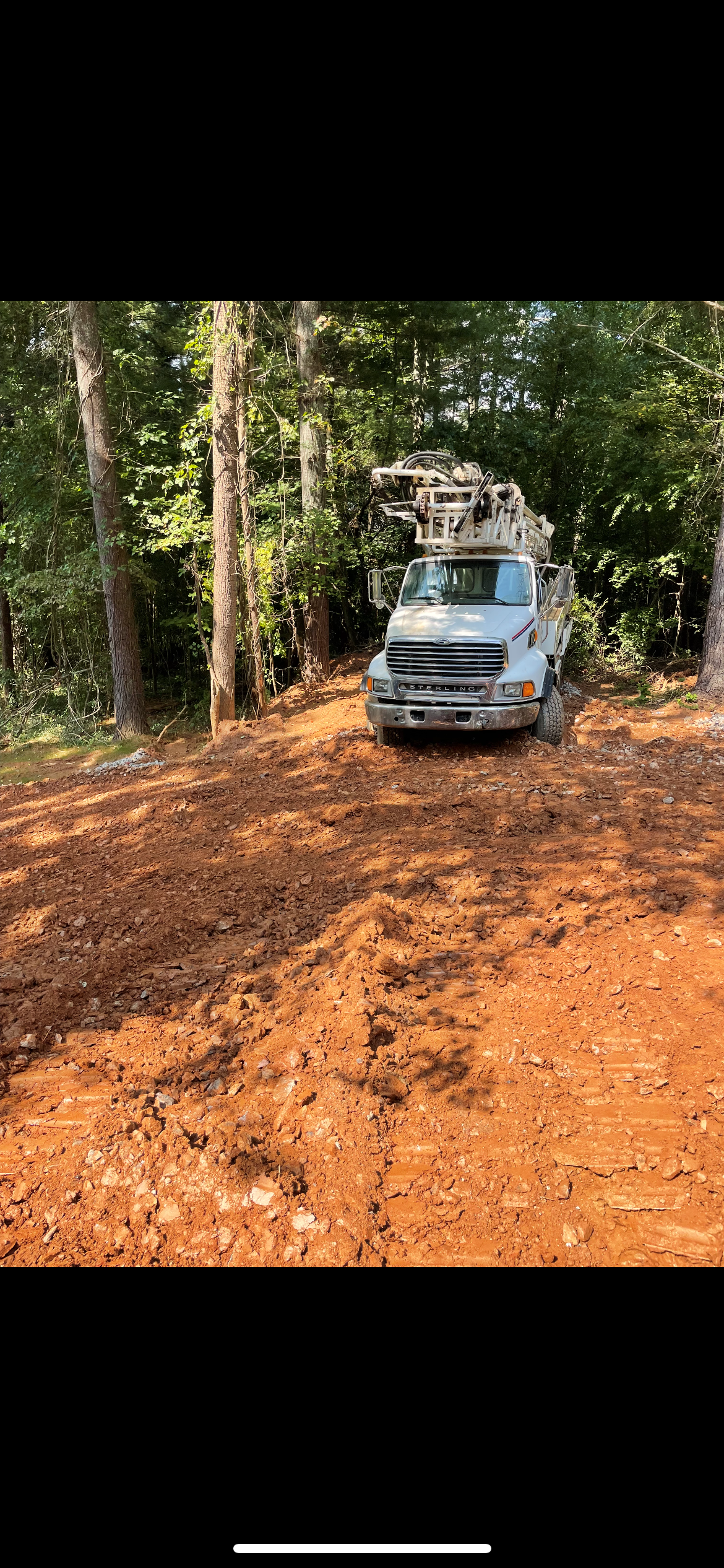 Parked Truck Driller | Candler, NC | Clyde Sawyers & Son Well Drilling