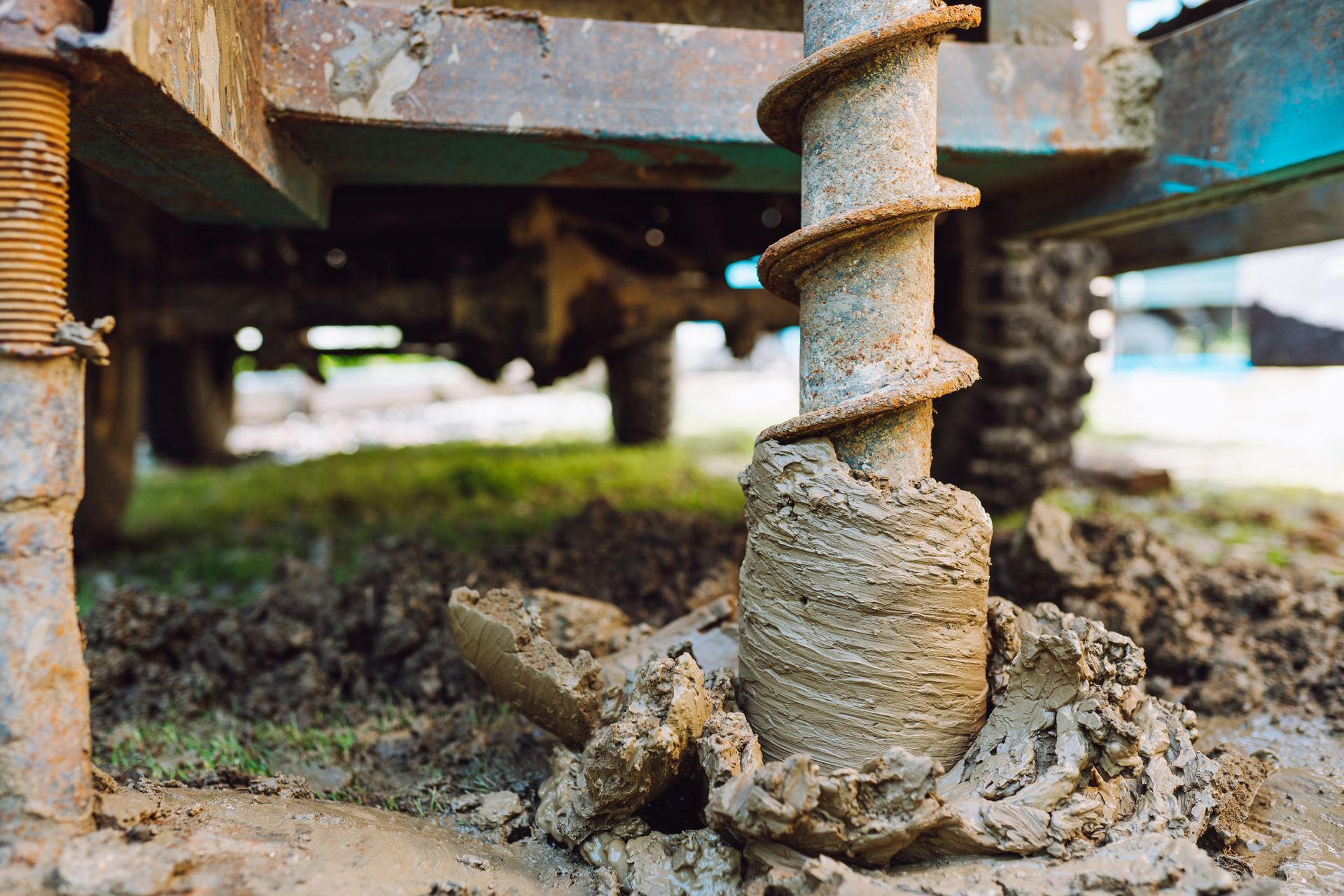 Truck Driller with Mud | Candler, NC | Clyde Sawyers & Son Well Drilling Truck Driller with Mud | Candler, NC | Clyde Sawyers & Son Well Drilling