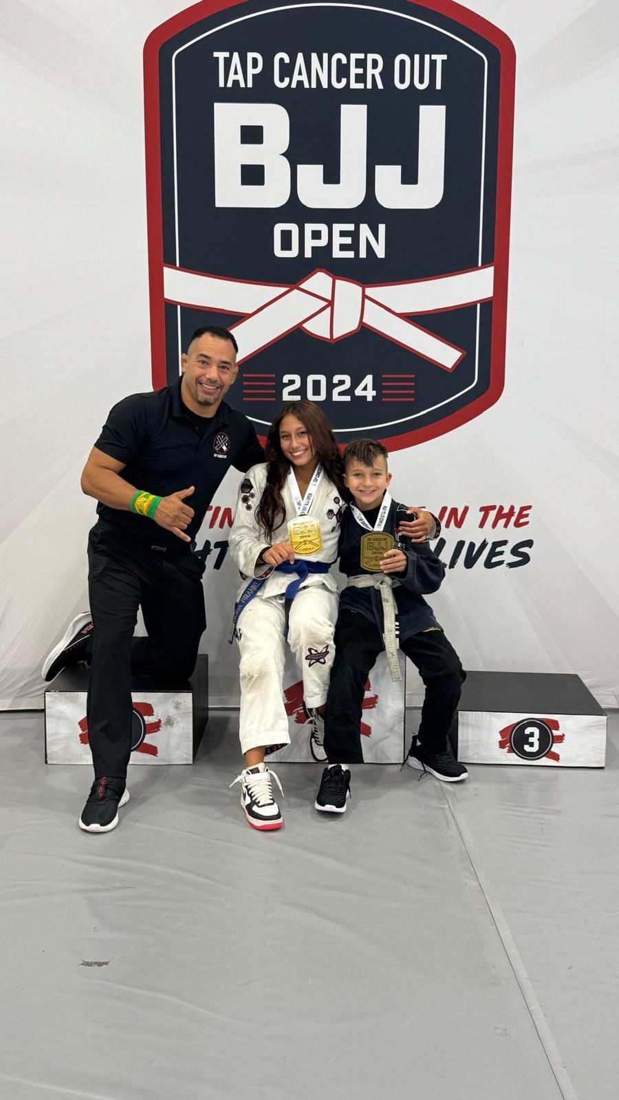 Kids and adults training Brazilian Jiu-Jitsu at Tetris Jiu-Jitsu in Orlando, FL.