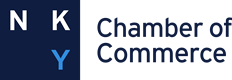 NYK Chamber of Commerce logo on dark blue and white background