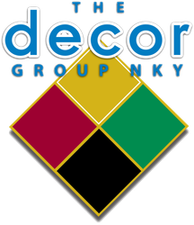 The Decor Group of Nky logo in blue text on a white background