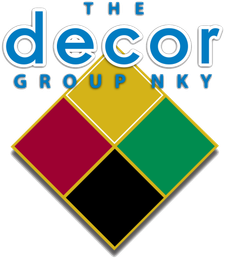The Decor Group of Nky logo in blue text on a white background