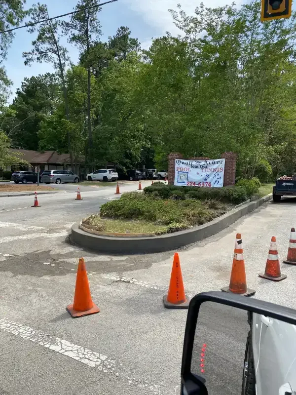 Traffic Cones - Summerville, SC - Woodrum Concrete LLC