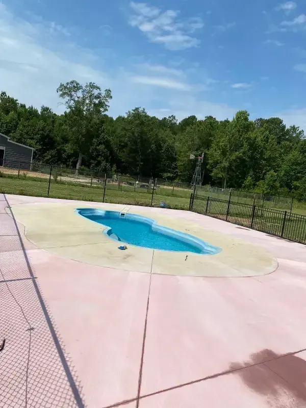 Pool In Backyard - Summerville, SC - Woodrum Concrete LLC