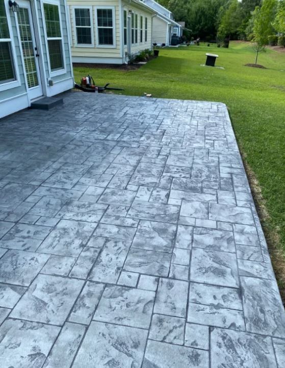 Stamped Concrete — Charleston, SC — Woodrum Concrete LLC