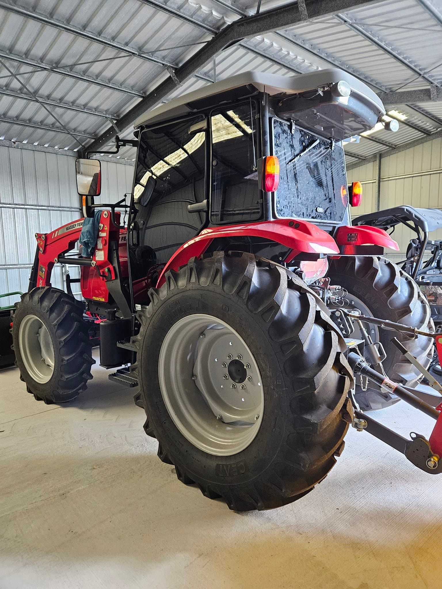 A tractor with his windows recently tinted — PJ Tinting In Port Macquarie, NSW