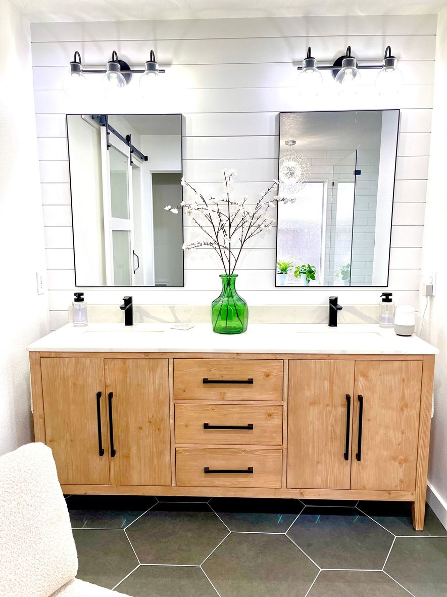 modern remodeled restroom