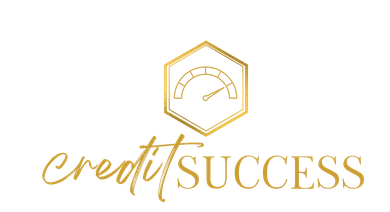 Gold hexagon with a speedometer icon above the cursive word 