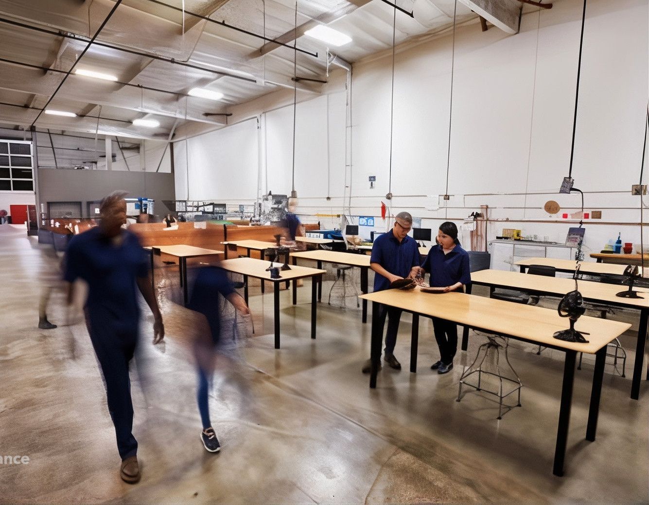 A Man Pushes a Yellow Lawn Mower in Front of a Sign That Says Wash — Advanced Industry Training In South Townsville, QLD