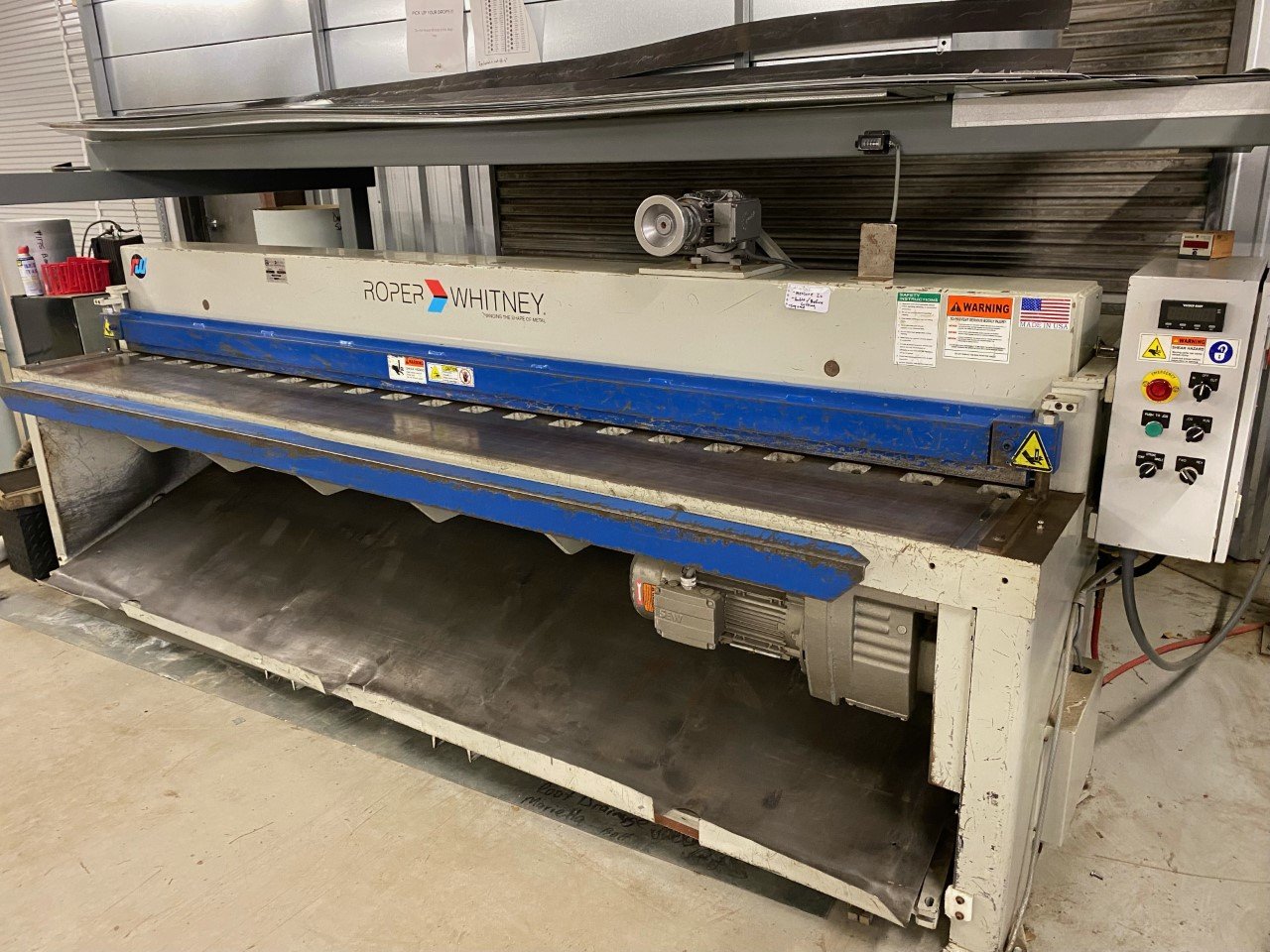 CCR Machinery Used Sheet Metal Shears