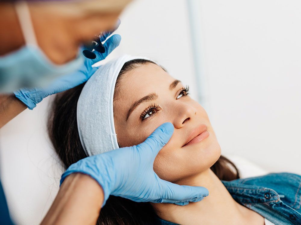 Doing Plastic Surgery On Woman — Sterling Heights, MI — Intracare Surgery Center Doing Plastic Surgery On Woman — Sterling Heights, MI — Intracare Surgery Center